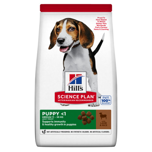 Hill's Puppy Medium Lamm & Reis Hundefutter