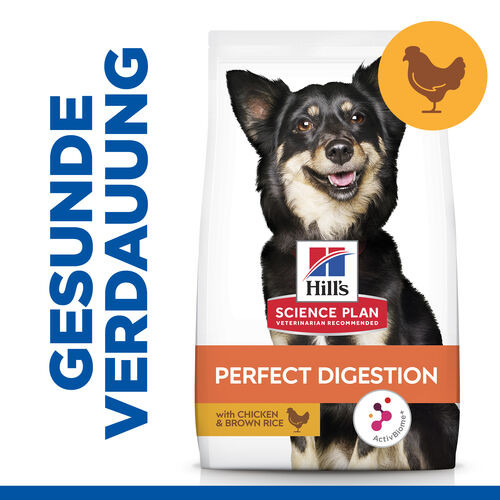 Hill's Adult Perfect Digestion Small&Mini mit Huhn & braunem Reis Hundefutter