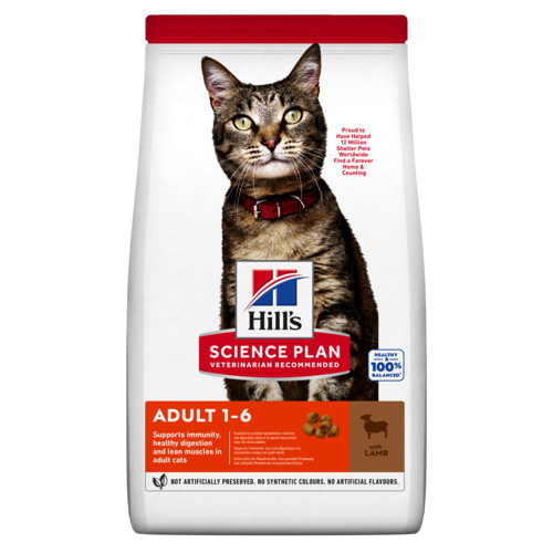 Hill's Adult mit Lamm Reis Katzenfutter
