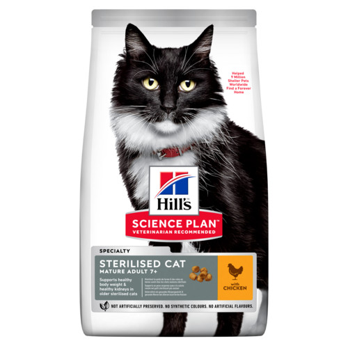 Hill's Mature Adult 7+ Sterilised Cat Huhn Katzenfutter