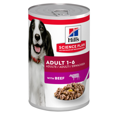 Hill's Adult Rind Hundefutter (in Dosen 370g)