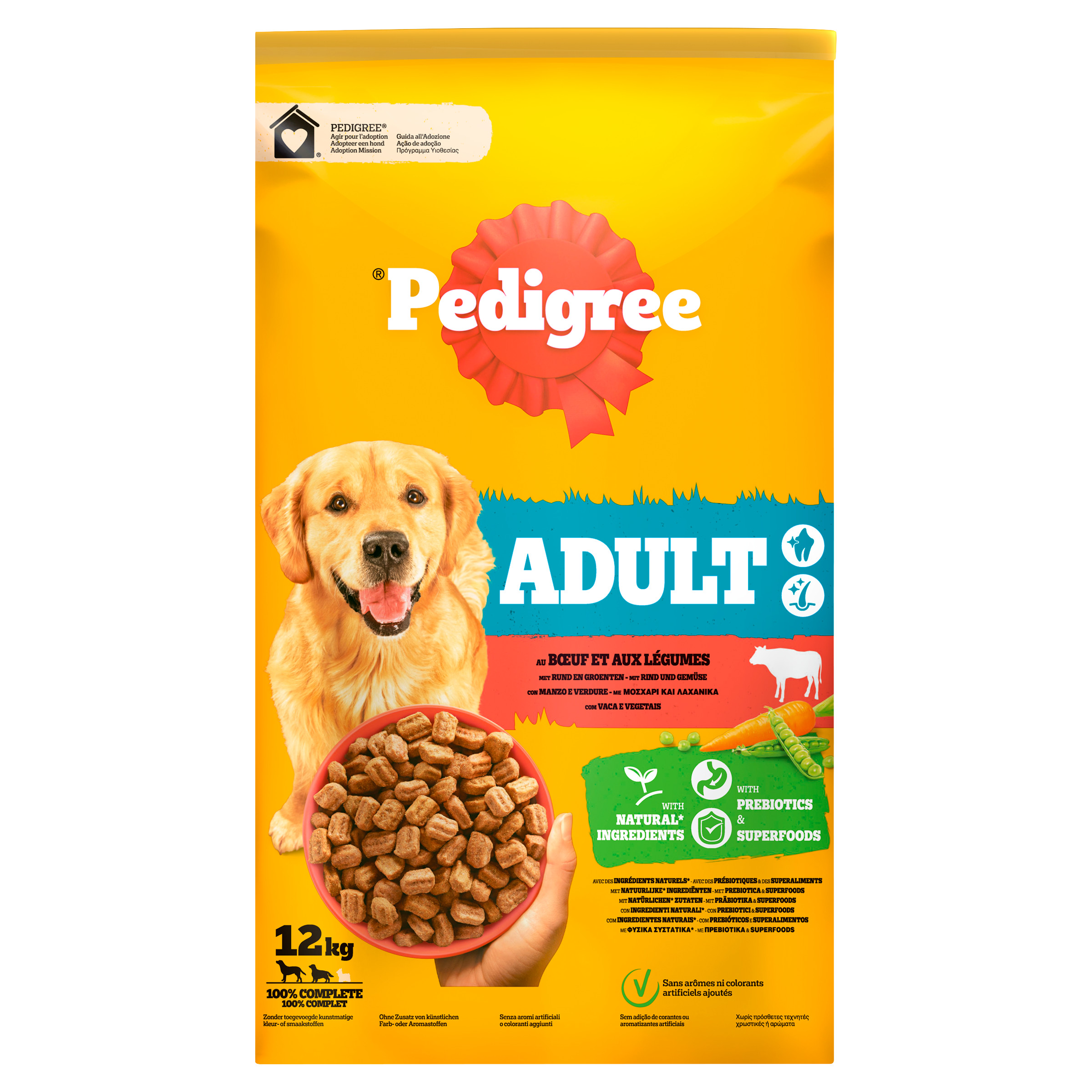 Pedigree Adult mit Rind & Gemüse Hundefutter