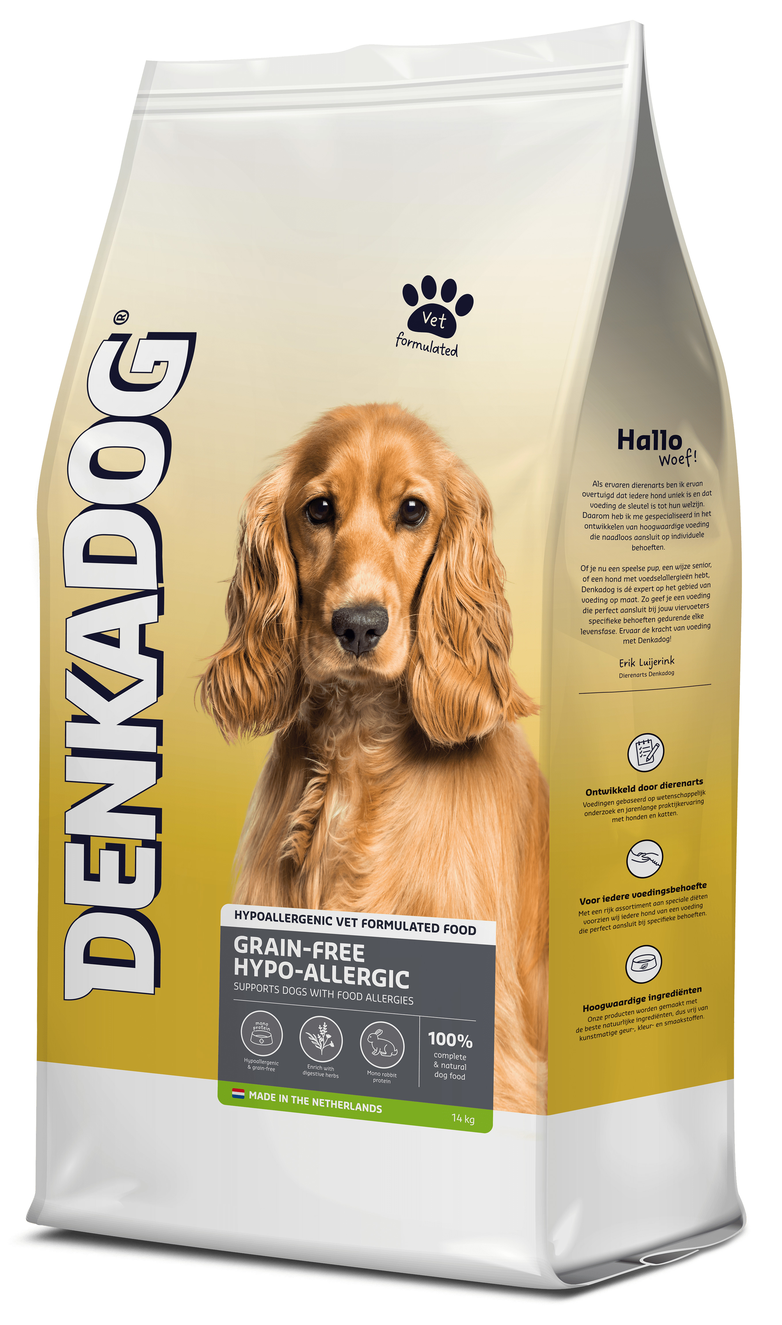 Denkadog Grain-Free Hypo-Allergic hondenvoer