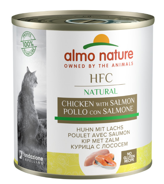 Almo Nature HFC Natural Huhn mit Lachs Katzen-Nassfutter (280 g)