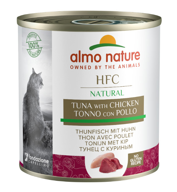 Almo Nature HFC Natural Thunfisch und Huhn Katzen-Nassfutter (280 g)