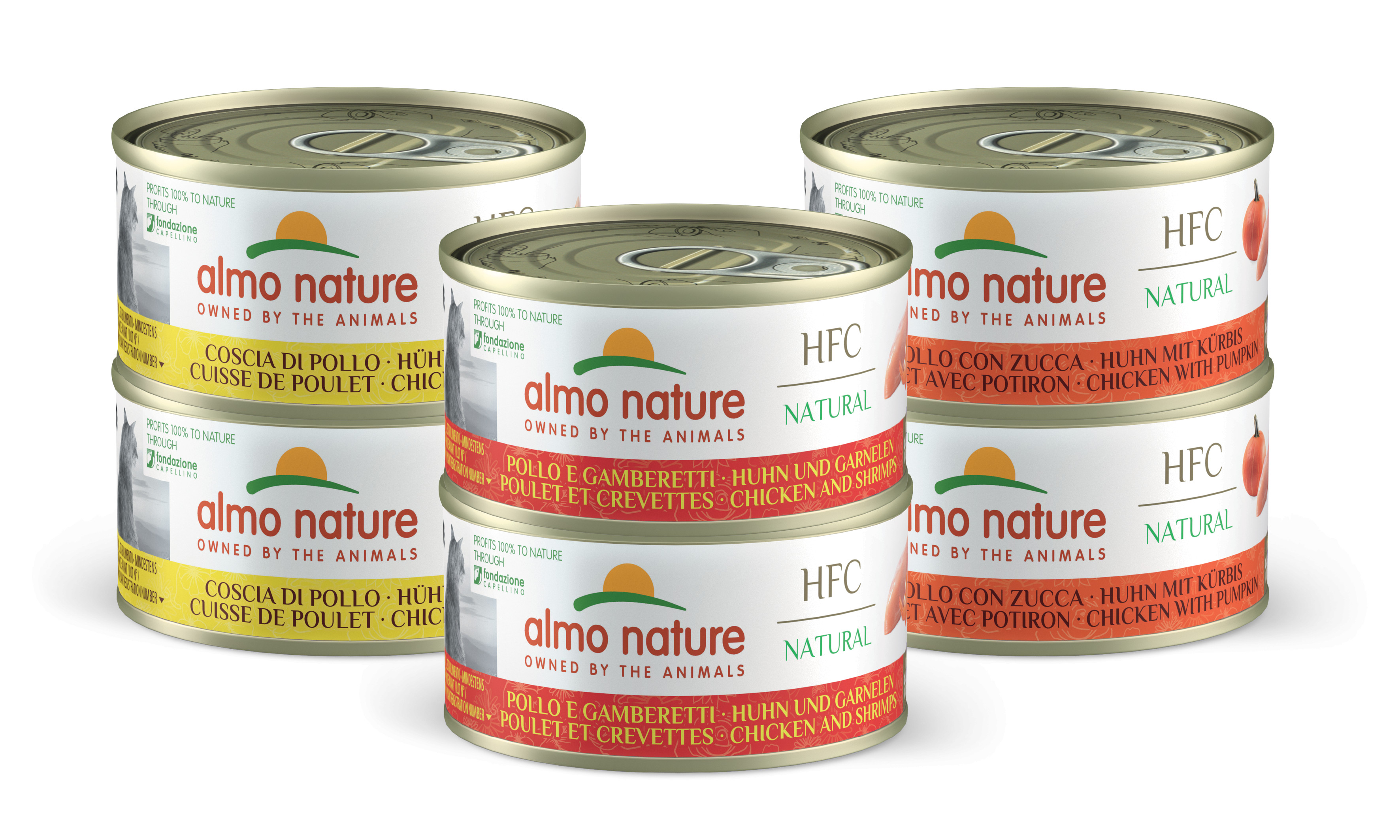 Almo Nature HFC Natural Multipack Kip 6x70 gr