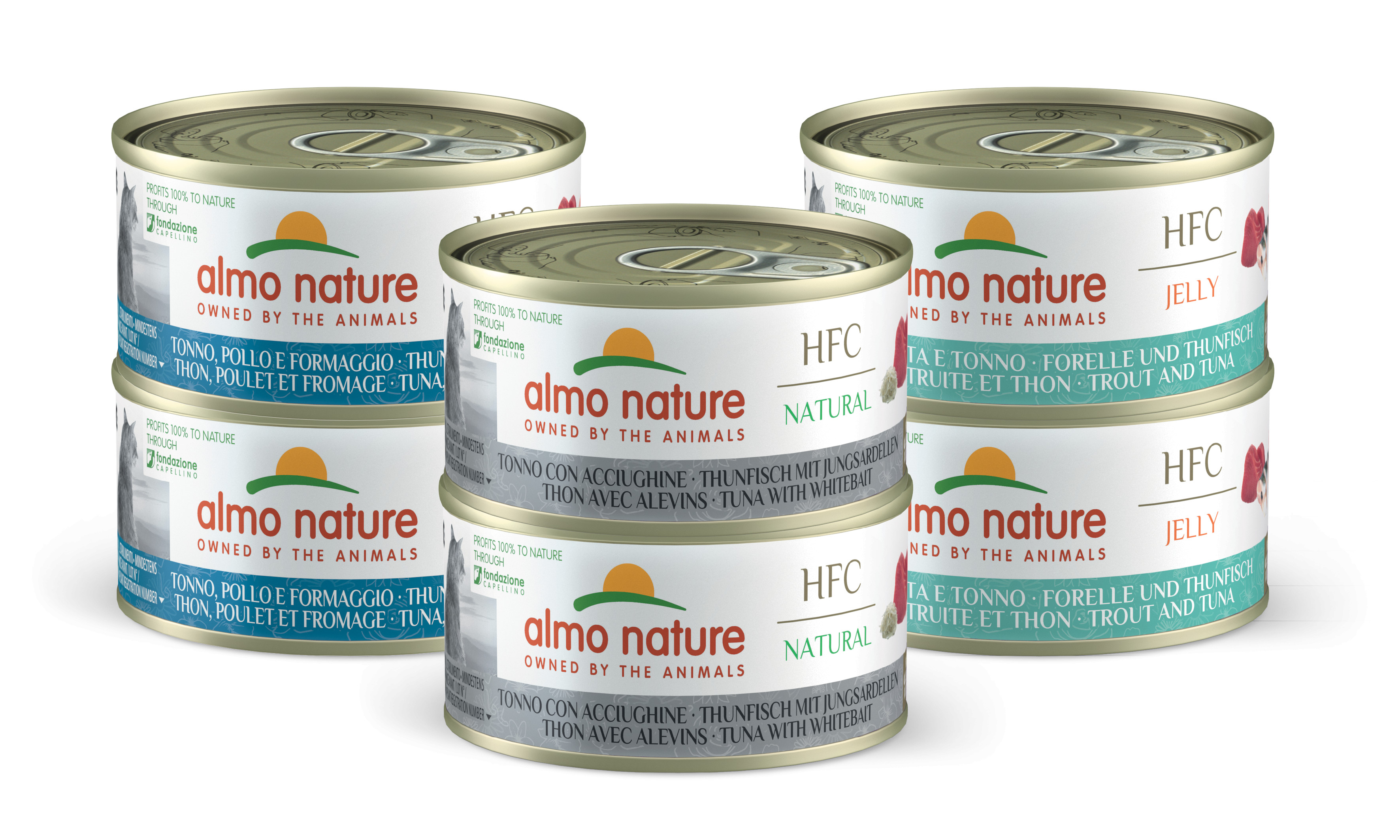 Almo Nature HFC Natural Multipack Tonijn 6x70 gr