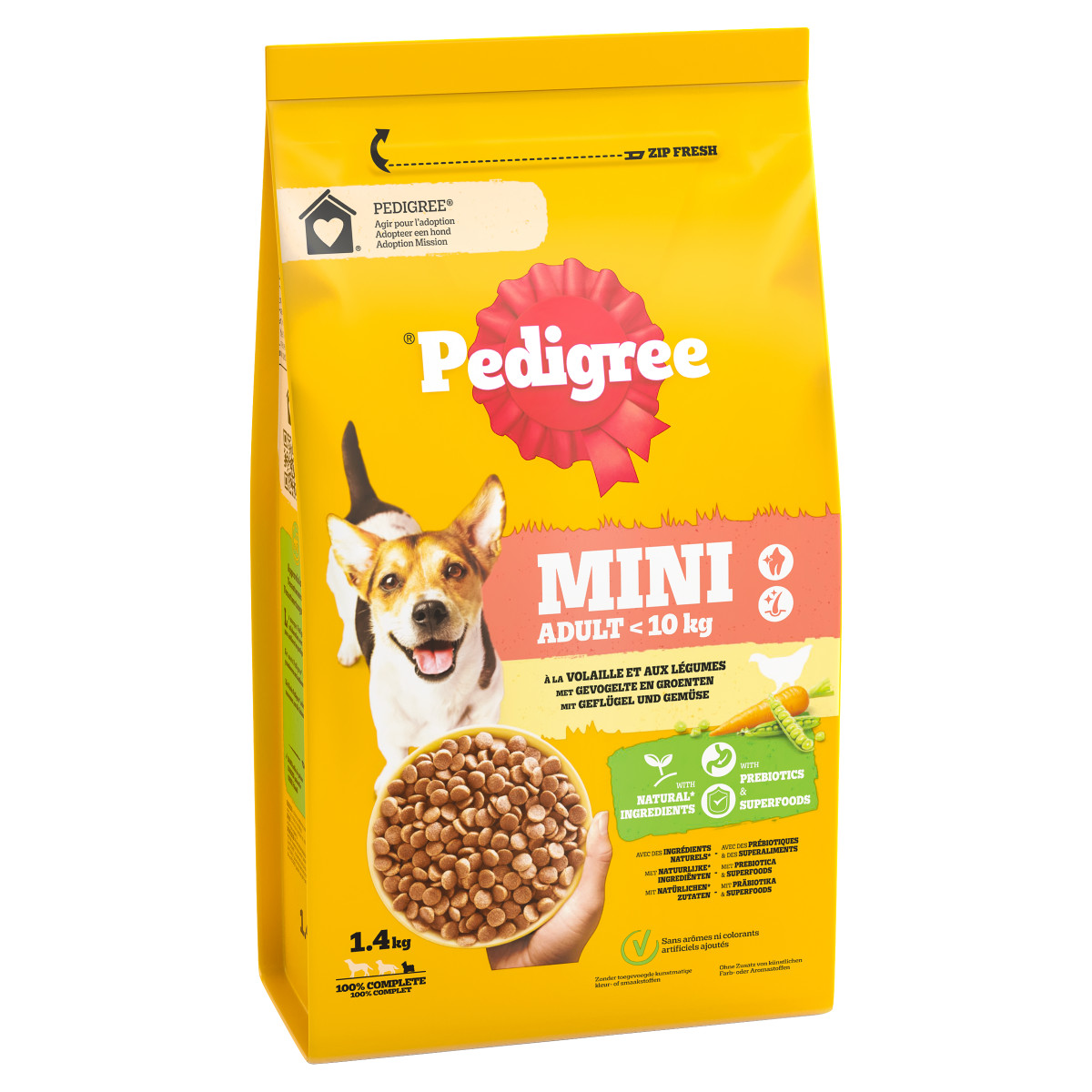 Pedigree Adult Mini Huhn und Gemüse Hundefutter