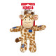 Kong Wild Knots Giraffe mit Quietschton Hundespielzeug