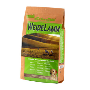 Markus-Mühle met weidelam hondenvoer