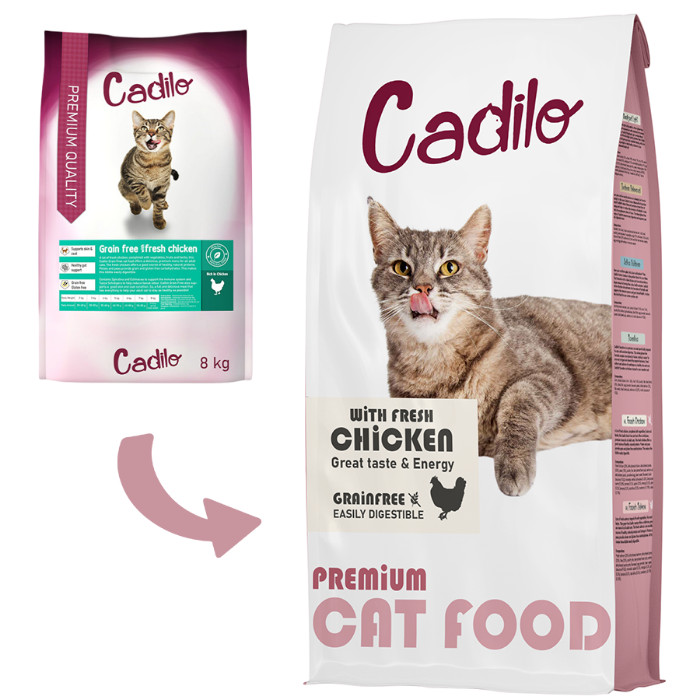 Cadilo Adult Grainfree w/Fresh Chicken - premium kattenvoer