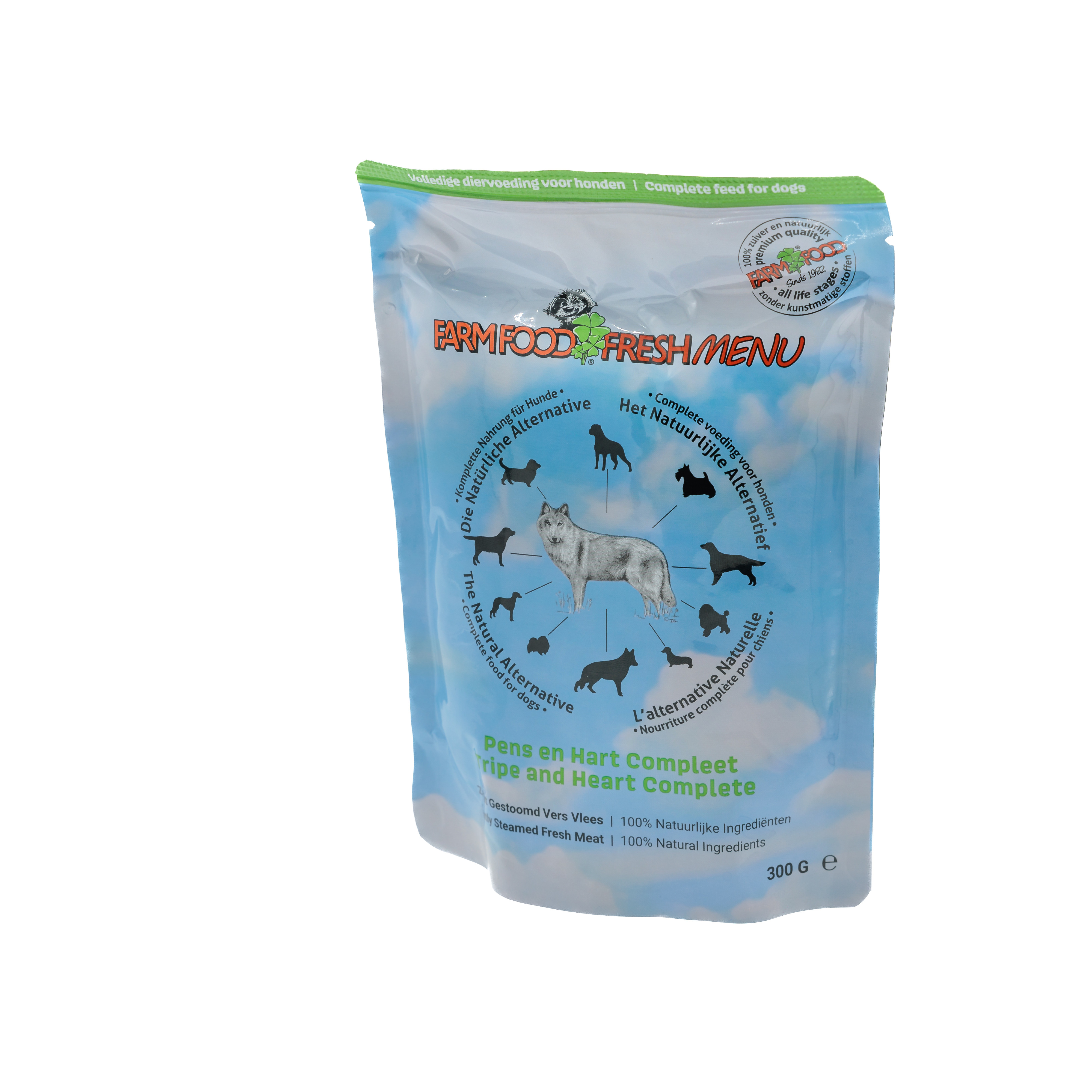 Farm Food Fresh Menu Rinderpansen mit Herz Nassfutter Hund (Beutel 300 g)