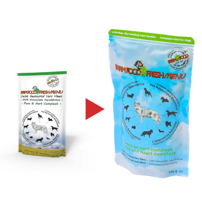 Farm Food Fresh Menu Rinderpansen mit Herz Nassfutter Hund (Beutel 125 g)