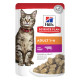 Hill's Adult Nassfutter für Katzen mit Rind (Beutel)