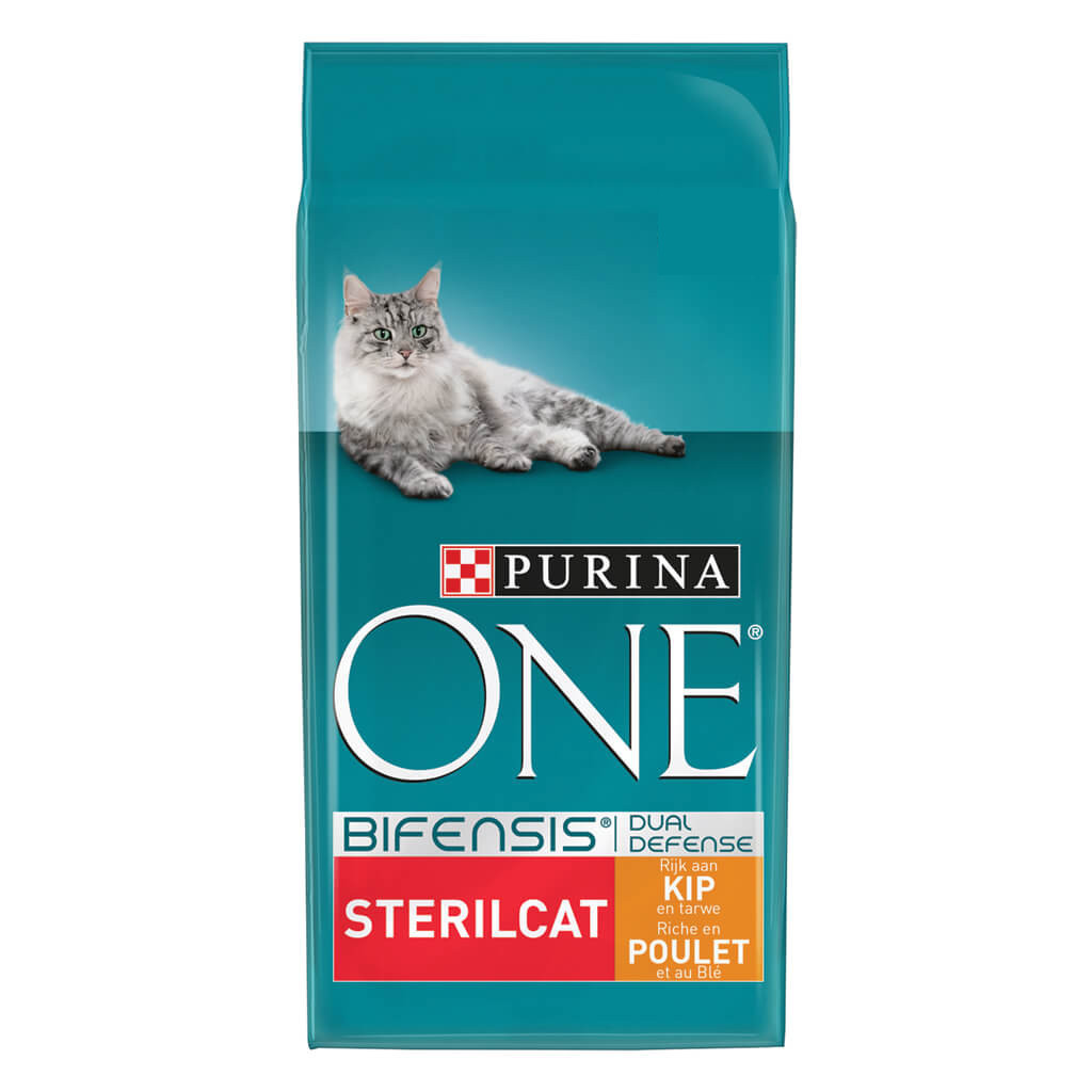 Purina One Sterilcat Kip en Tarwe kattenvoer