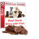 Brekz Premium Beef Steak Streifen mit Fisch (200 Gramm)