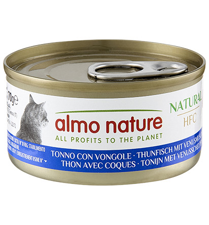 Almo Nature HFC Natural Thunfisch mit Venusmuscheln Katzen-Nassfutter (70 g)