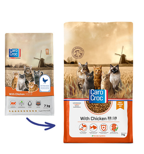 Carocroc with Chicken kattenvoer