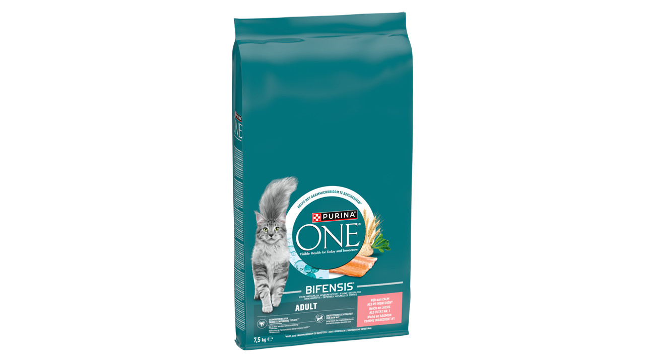 Purina One Adult Zalm Volkoren Granen kattenvoer