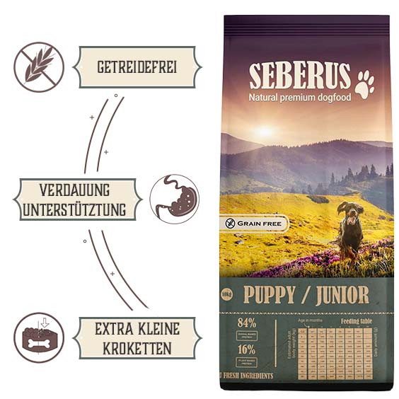 Seberus Puppy / Junior Hundefutter