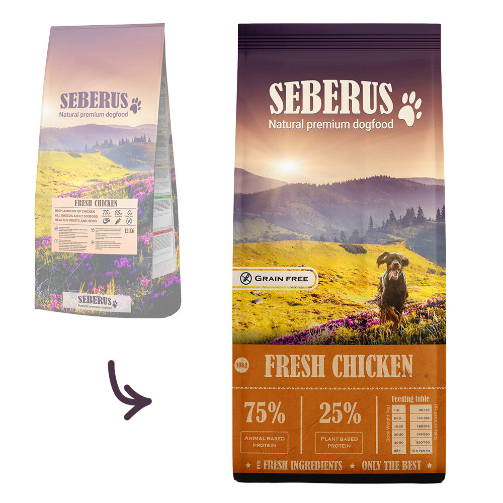 Seberus Fresh Chicken - natürliches, getreidefreies Hundefutter