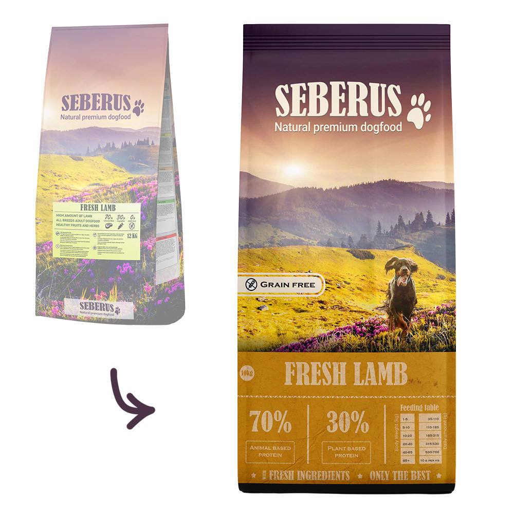 Seberus Fresh Lamb - natürliches, getreidefreies Hundefutter