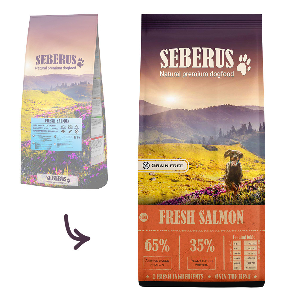 Seberus Fresh Salmon - natürliches, getreidefreies Hundefutter