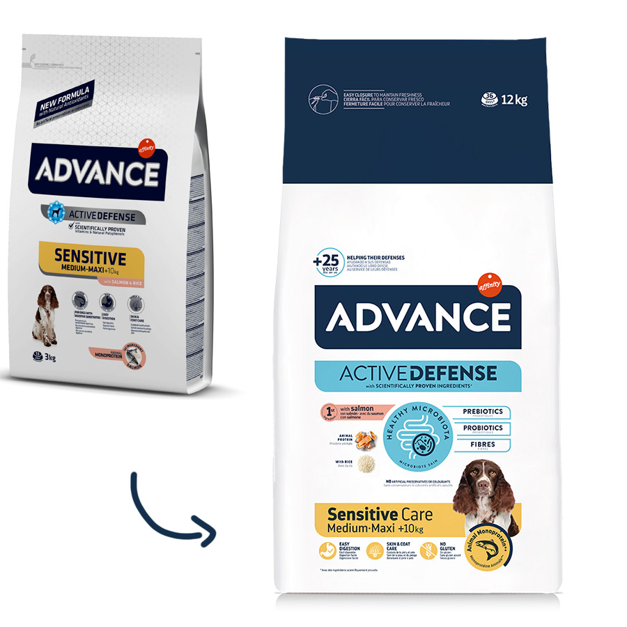 Advance Sensitive met zalm hondenvoer