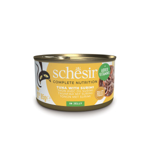Schesir Nassfutter Für Katzen – Tonnetto Mit Flügeln In Gelee, 20 Beutel à 85 G (1,7 Kg)