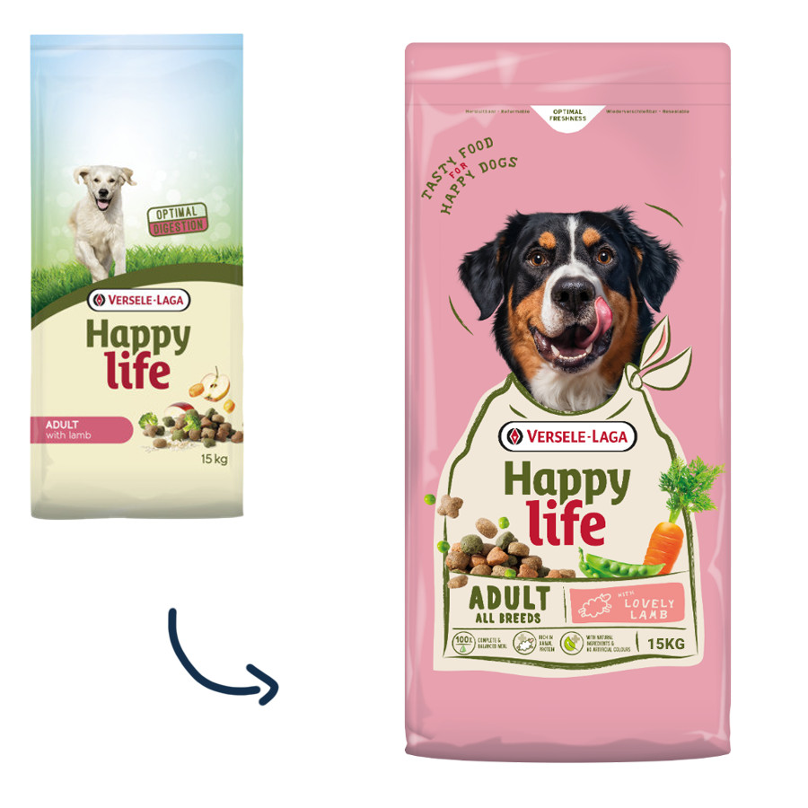 Happy Life Adult Lamb Hundefutter