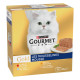 Gourmet Gold Mousse Thunfisch Leber Truthahn Rind Katzen-Nassfutter (85 g)