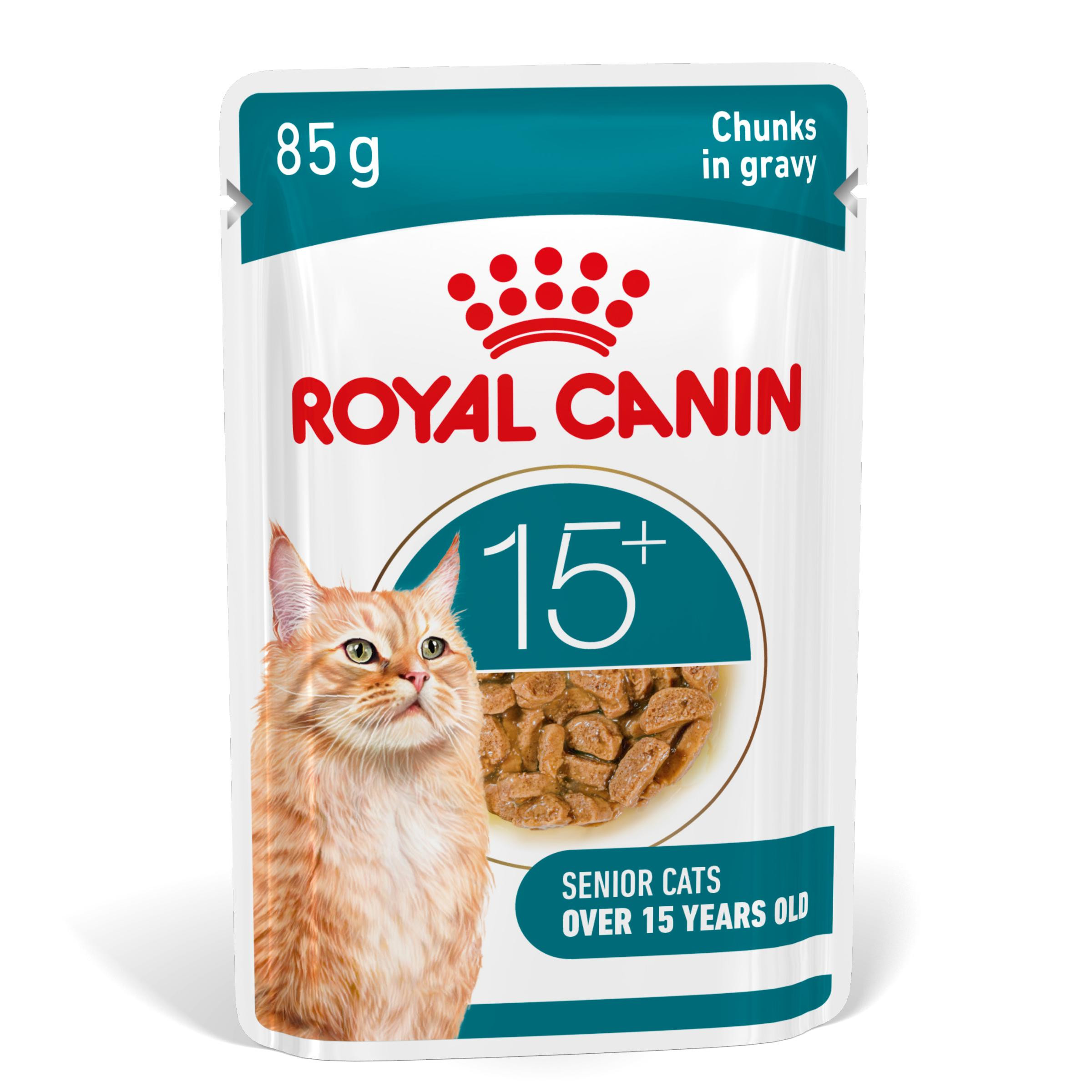 Royal Canin Ageing 15+ natvoer kat (in saus)