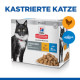 Hill's Mature Adult 7+ Sterilised Cat mit Huhn und Meeresfisch Katzen-Nassfutter Kombipack (Beutel)