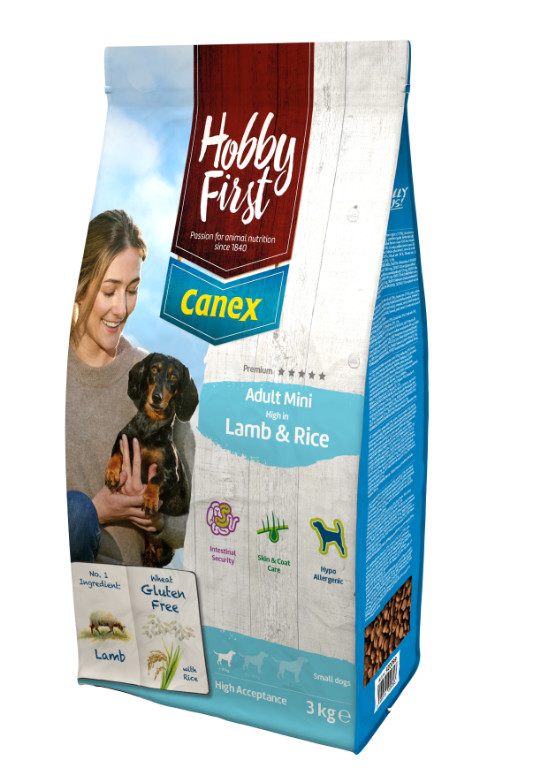 HobbyFirst Canex Adult Mini met lam en rijst hondenvoer