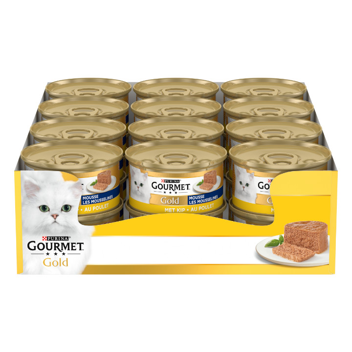 Gourmet Gold Mousse Huhn Katzenfutter