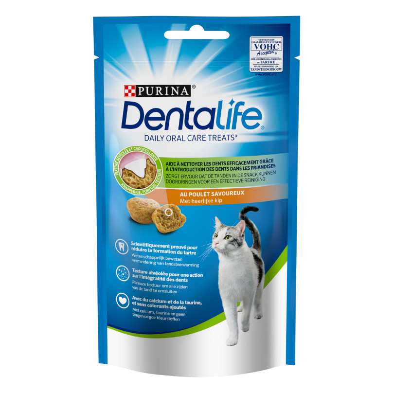 Purina DentaLife Daily Oral Care Kat Kip 8x40g Purina DentaLife Daily Oral Care Kat Kip 8x40g