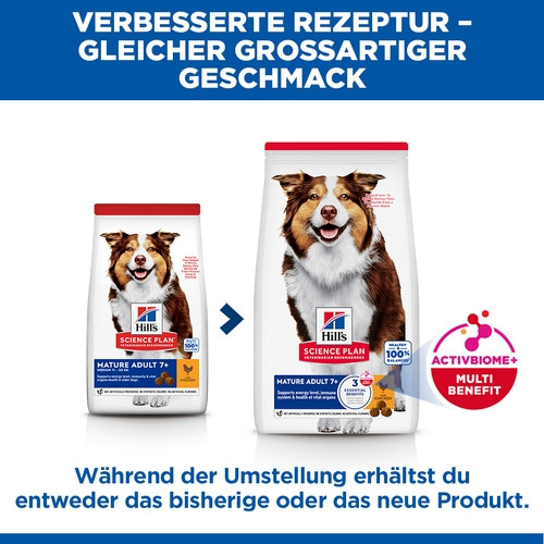 Hill's Mature Adult 7+ Medium mit Huhn Hundefutter
