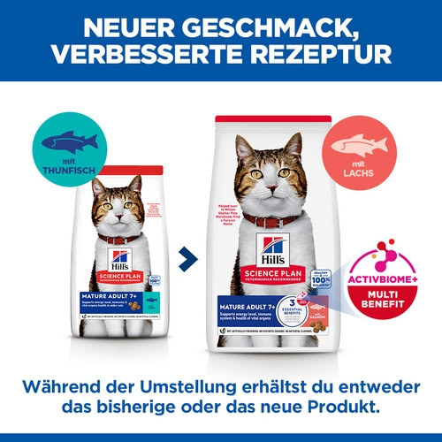 Hill's Mature Adult 7+ Thunfisch Katzenfutter Hill's Mature Adult 7+ Thunfisch Katzenfutter
