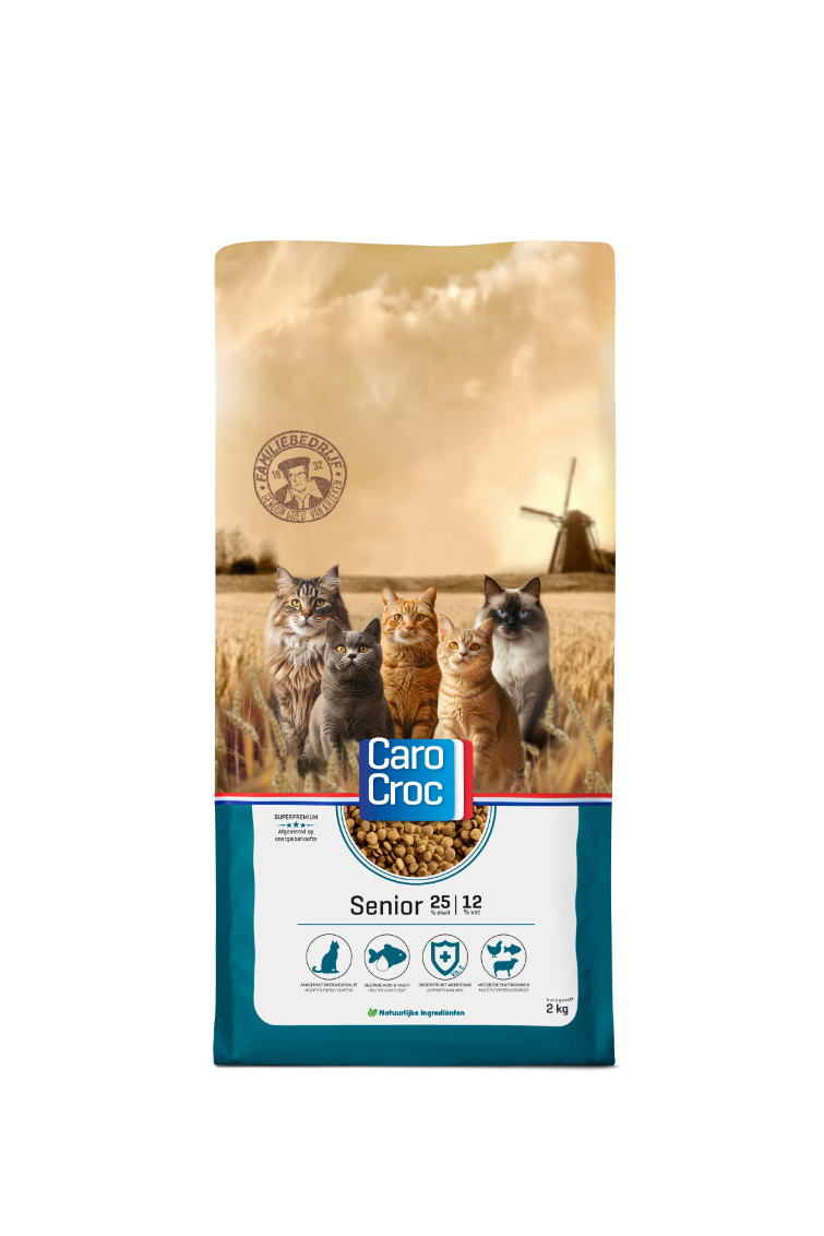 CaroCroc 25/12 Senior Katzenfutter