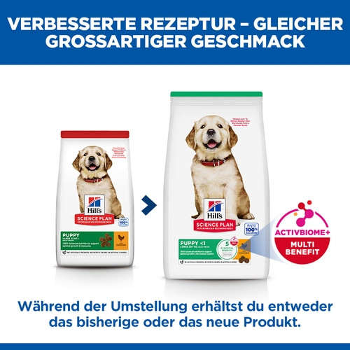 Hill's Puppy Large Breed Huhn Hundefutter