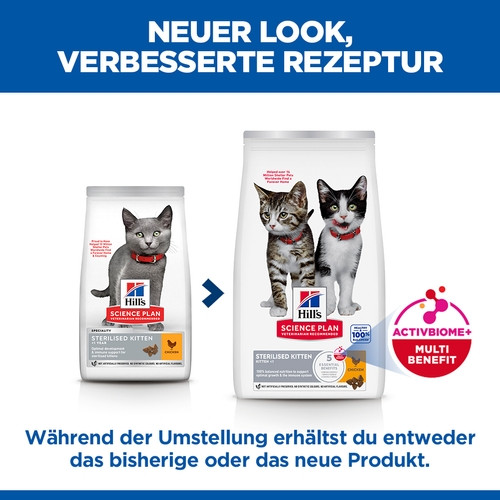Hill's Kitten Sterilised Katzenfutter mit Huhn