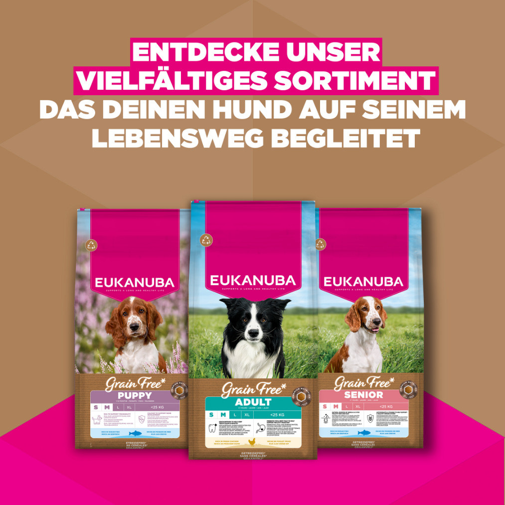 Eukanuba Adult Small & Medium kip graanvrij hondenvoer