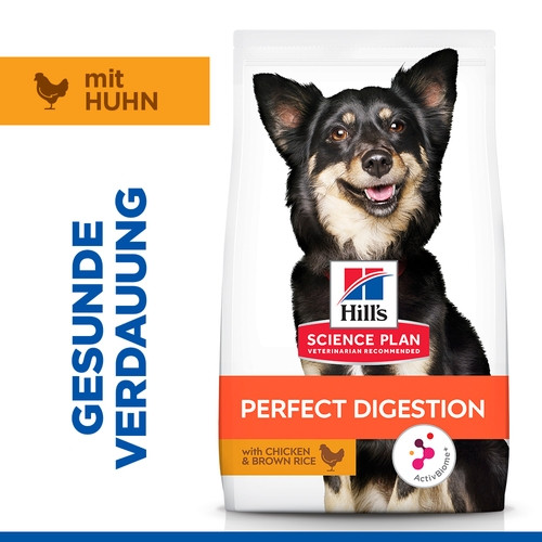 Hill's Adult Perfect Digestion Small&Mini mit Huhn & braunem Reis Hundefutter