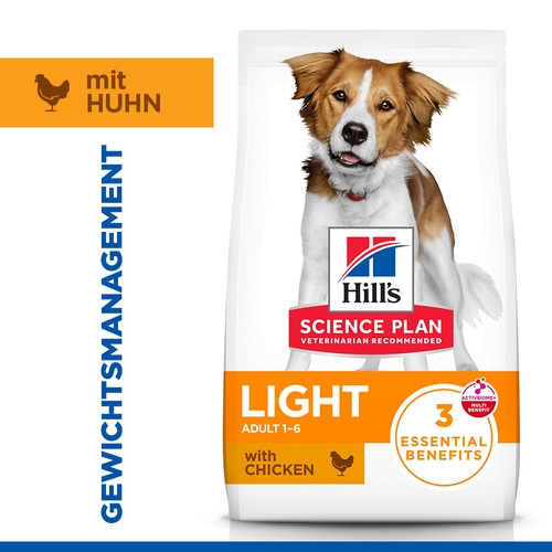 Hill's Adult Light Medium mit Huhn Hundefutter