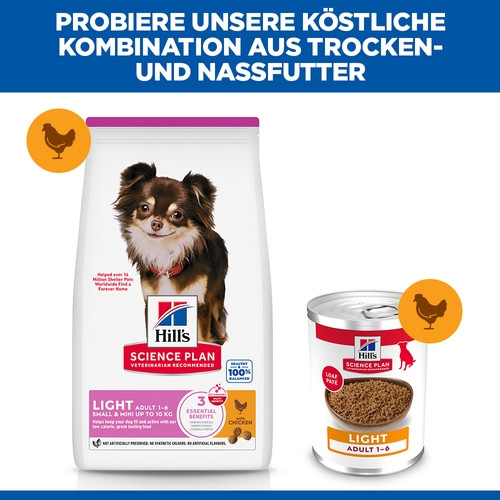 Hill's Adult Light Small & Mini mit Huhn Hundefutter