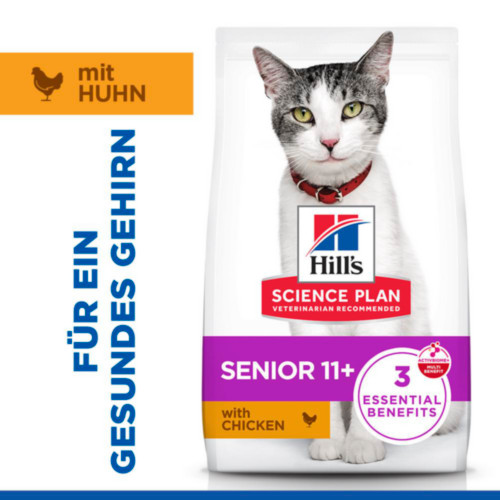 Hill’s Senior 11+ mit Huhn Katzenfutter