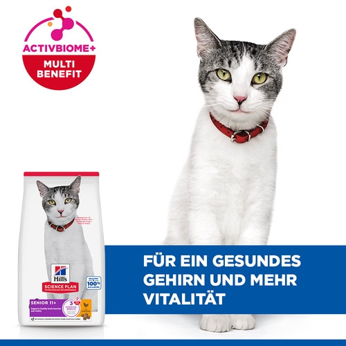 Hill’s Senior 11+ mit Huhn Katzenfutter