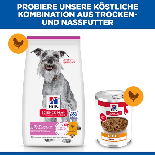 Hill's Mature Adult Light Small & Mini Huhn Hundefutter