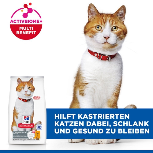Hill's Science Plan Adult Sterilised Cat mit Huhn Katzenfutter