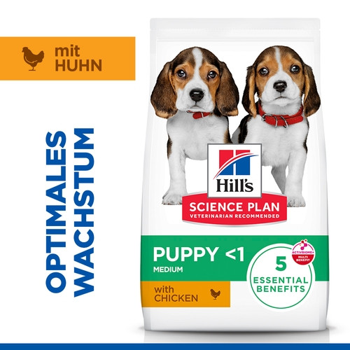 Hill's Puppy Medium mit Huhn Hundefutter